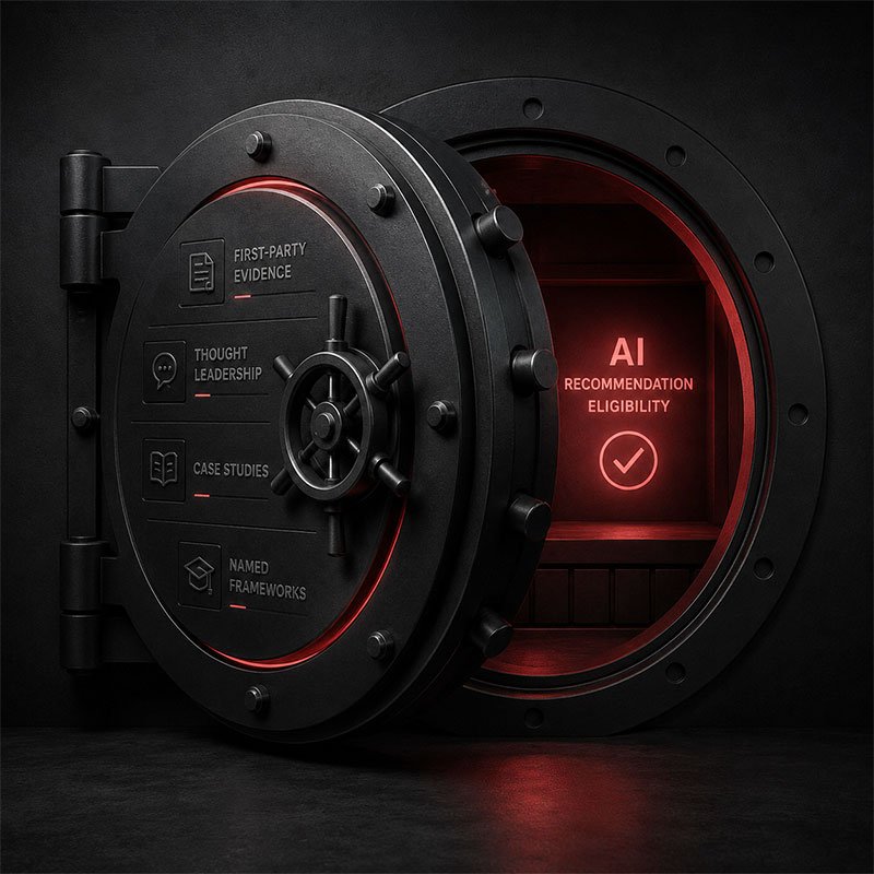 b2b ai visibility evidence vault